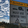 Winter tires mandatory for all BC Interior highways starting Thursday