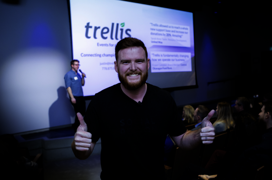 <who>Photo Credit: Contributed</who>Justin Goodhew, Trellis Founder & CEO, at ChangeUP 2019