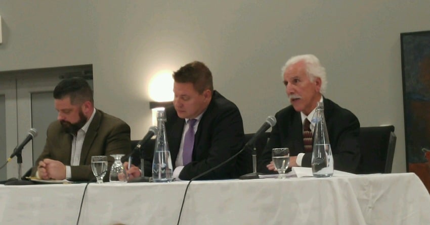 Former Penticton councillor John Vassilaki ran against Mayor Andrew Jakubeit in the 2014 municipal election. He's challenging Jakubeit once again. Vassilaki, Jakubeit and Jason Cox participated in a debate earlier this week.