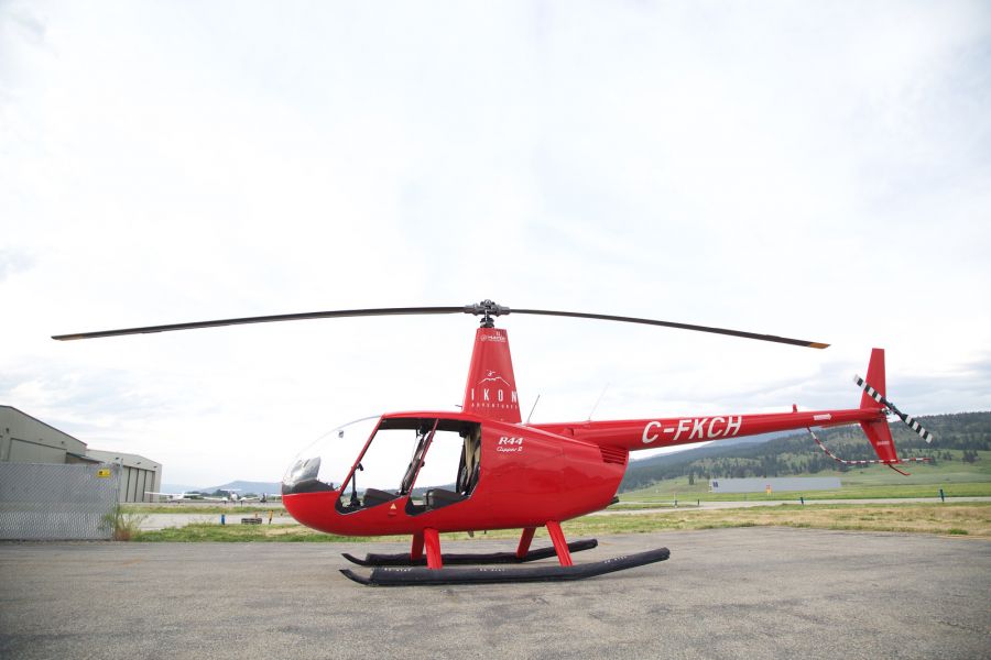 <who> Photo Credit: KelownaNow. </who> Thanks for the lift Ikon Helicopters!