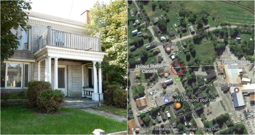 House for sale on both sides of U.S.-Canada border