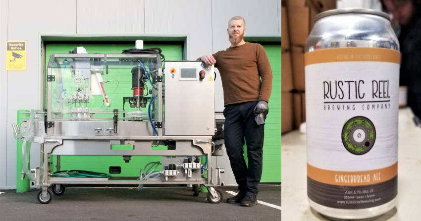 Mobile beer canning line is da bomb