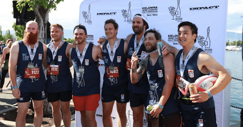 PHOTOS: Christopher West and Emilie Mann earn top honours at Kelowna Wine Country Half Marathon