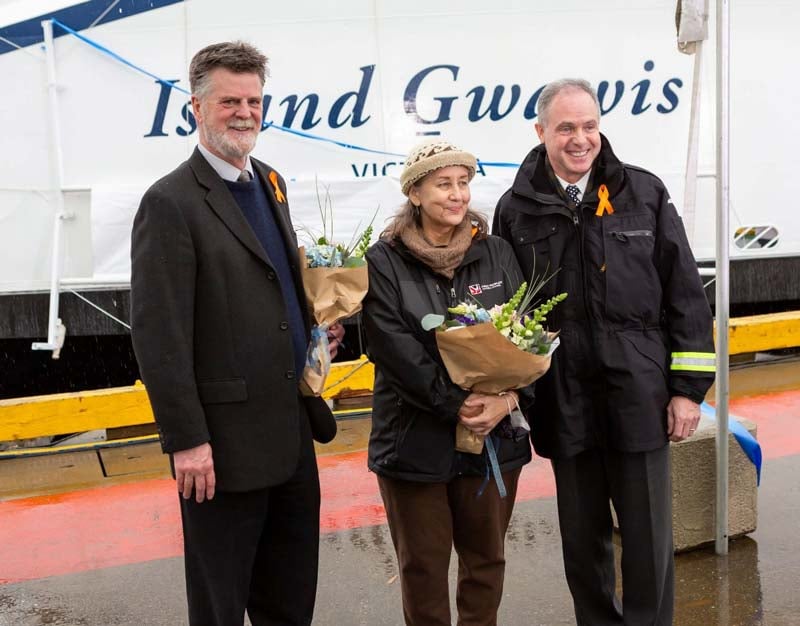 <who>Photo credit: BC Ferries <who> Island Gwawis will serve the Nanaimo Harbour-Gabriola Island route later this year. 