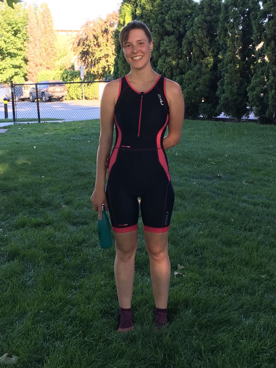 Jamie is training hard for the Apple Tri, but also remembering to listen to what her body needs.