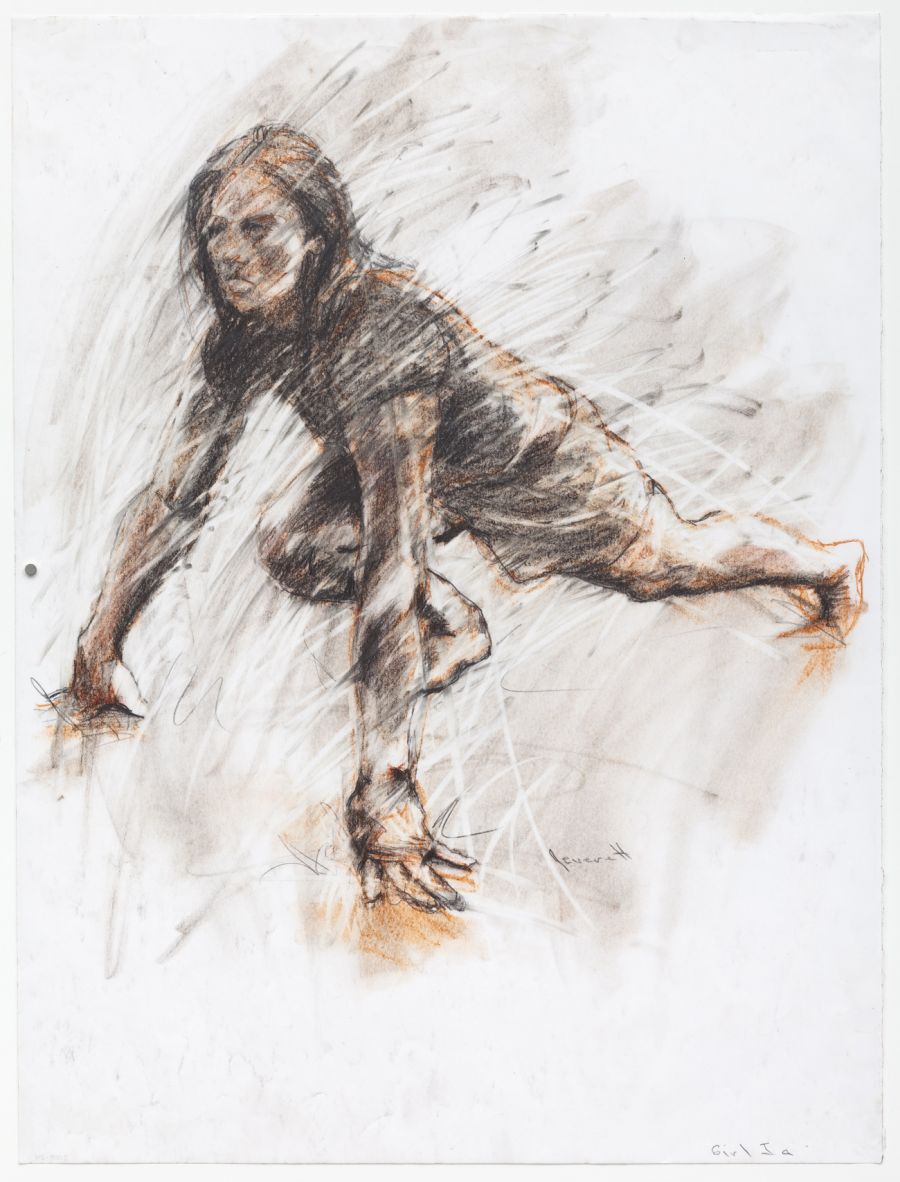 <who>Photo Credit: Kelowna Art Gallery</who>Jane Everett, Girl (Ia), 2004, conté and graphite on vellum, 24 x 18 1/8 in. (61 x 46 cm) Purchased with the support of the Canada Council for the Arts Acquisition Assistance program, 2008.