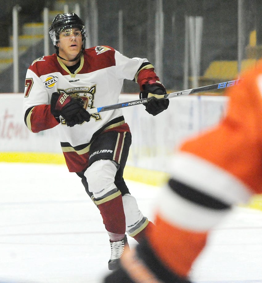 Defenceman Wyatt Head scored the lone Warriors goal, his fourth of the season.