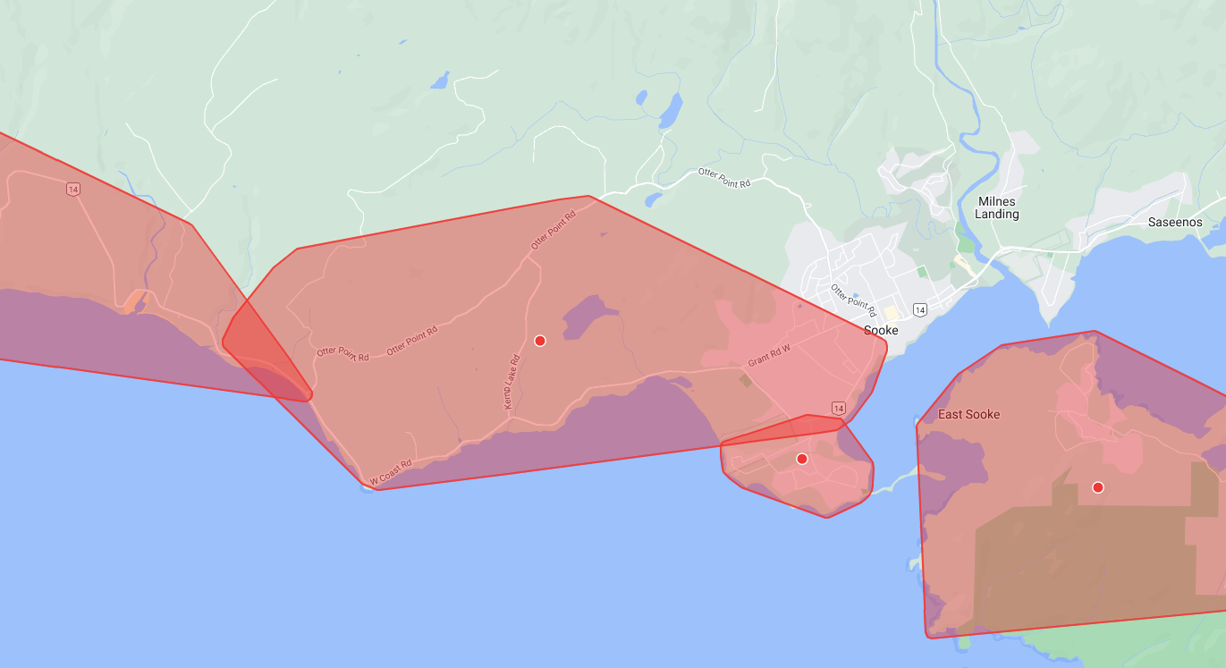 Over 10,000 without power on southern Vancouver Island due to snowstorm