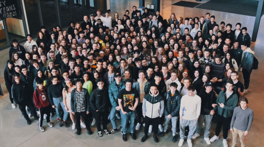 <who>Photo Credit: Screenshot</who>The Kitsilano Secondary School graduating class of 2020.