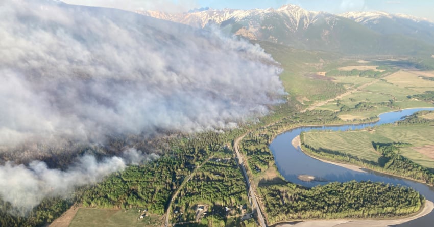 Red Creek wildfire in northeastern BC jumps by more than 1,000 hectares