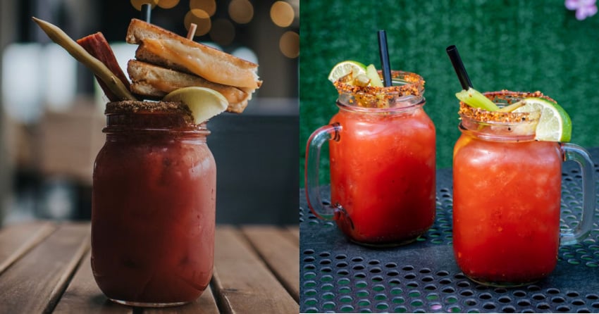 <who>Photo Credit: Caesar Week</who>Sammy J's (left) and Canadian Brewhouse (right) will both be competing in Kelowna's Caesar Week.