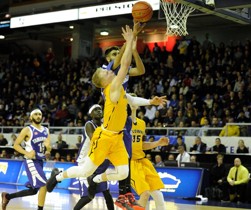 <who>Photo Credit: Lorne White/KelownaNow.com </who>The Owls' Parker Simson was selected to the tournament first all-star team and named the best defensive player.