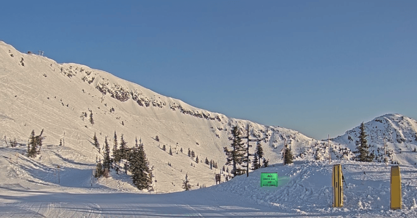 Big White: Clear skies, unlimited visibility and calm winds