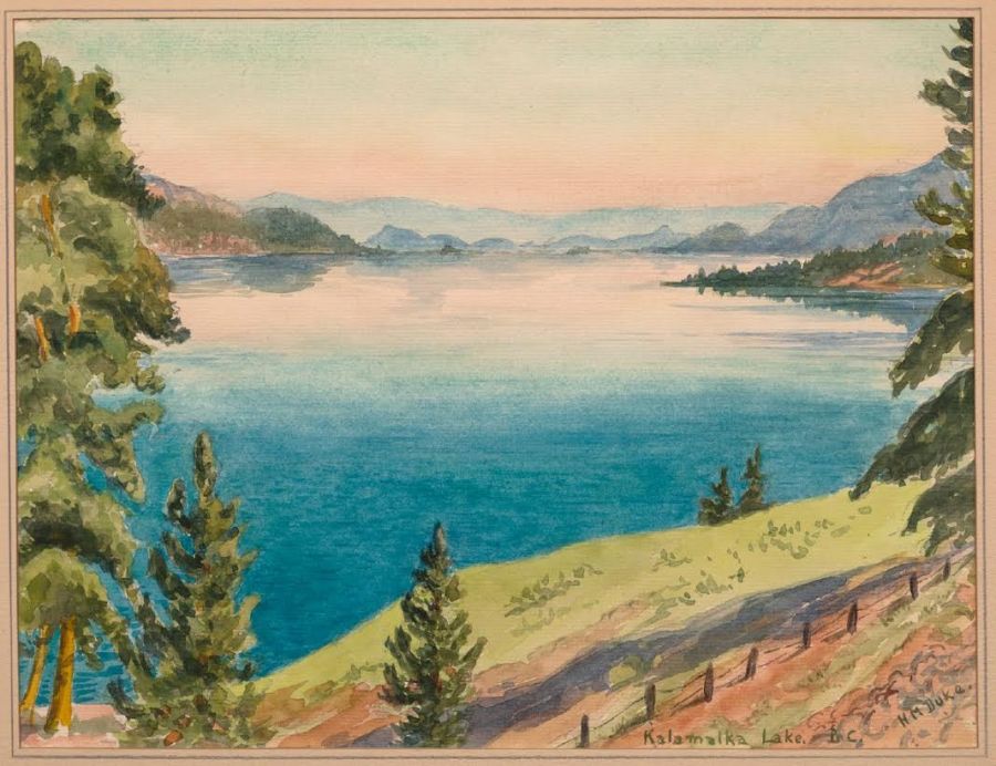 <who> Photo Contributed </who> Nellie Duke's Kalamalka Lake