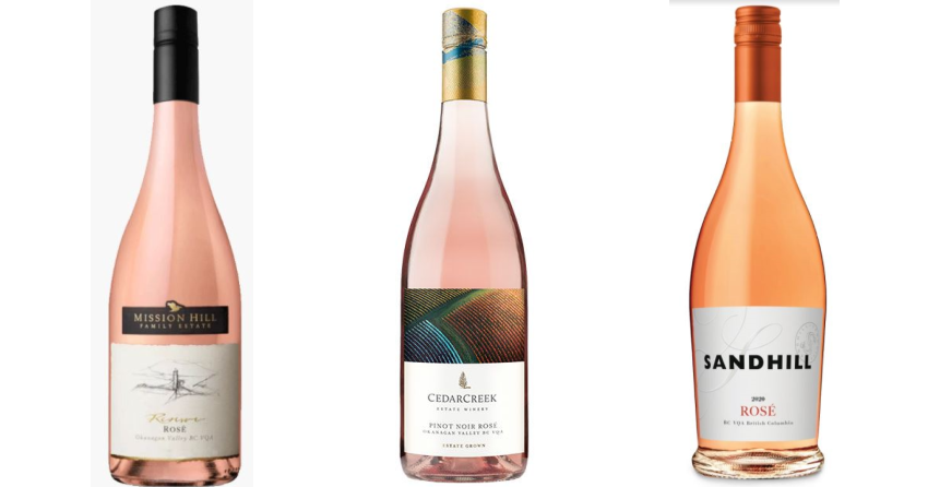 </who>Three of the first roses out of the gate this spring are the Mission Hill 2020 Reserve ($22), CedarCreek 2020 Reserve ($21) and Sandhill 2020 ($20).