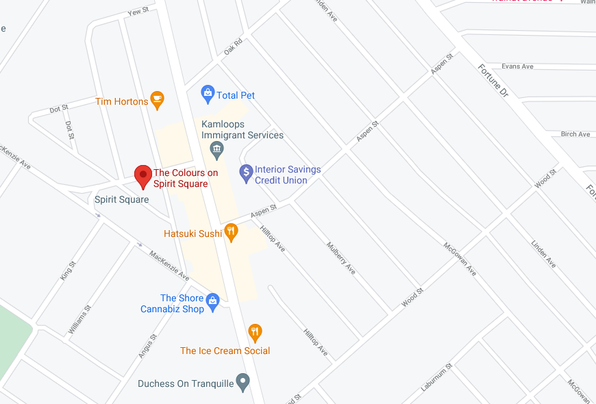 <who> Photo Credit: Google maps / Location of the Yew Street Food Hall which is located in the new development The Colours on Spirit Square