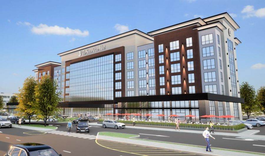 </who>Vancouver-based Northland Properties plans to build a Sutton Place Hotel, which will look much like the drawing above, right beside the main terminal at Kelowna International Airport.