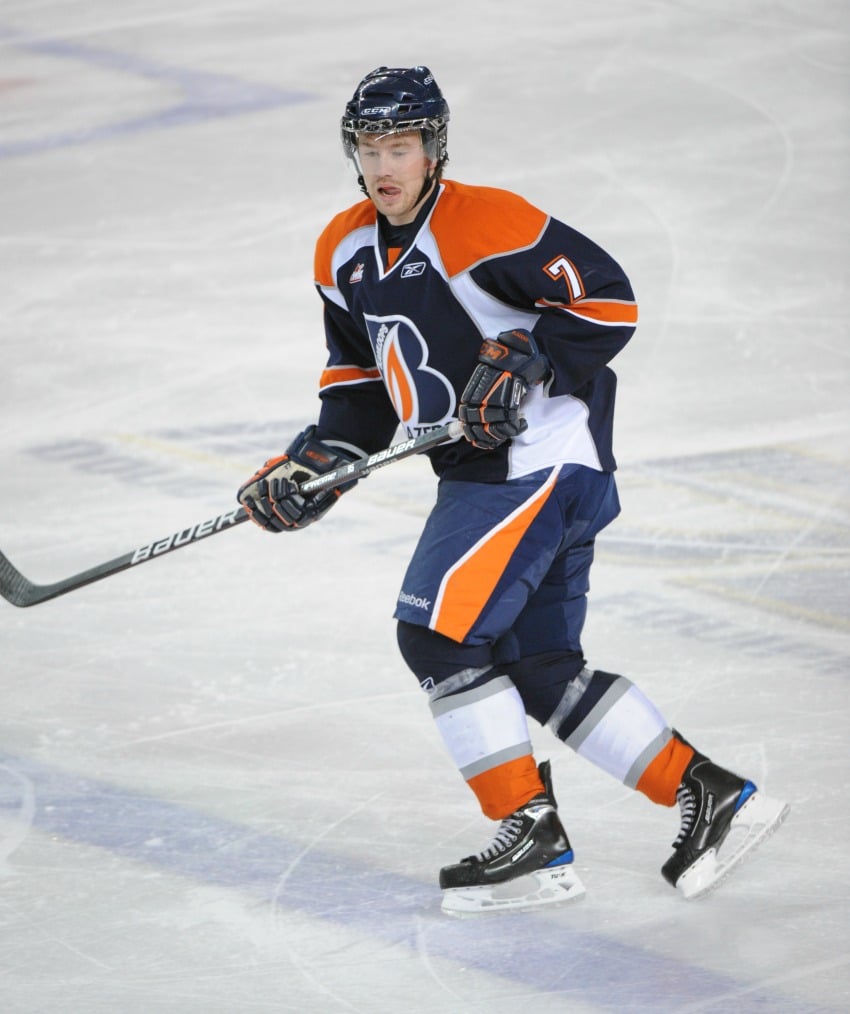 <who> Photo Credit: Kamloops Blazers </who> Ryan Funk replaced Shattock as the Blazers captain.