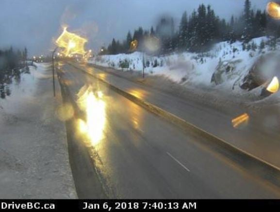 Coquihalla Lakes, Hwy 5, 61 km south of Merritt, looking south.