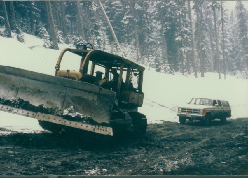 <who> Photo Credit: BC Gov </who> Winter conditions during construction.