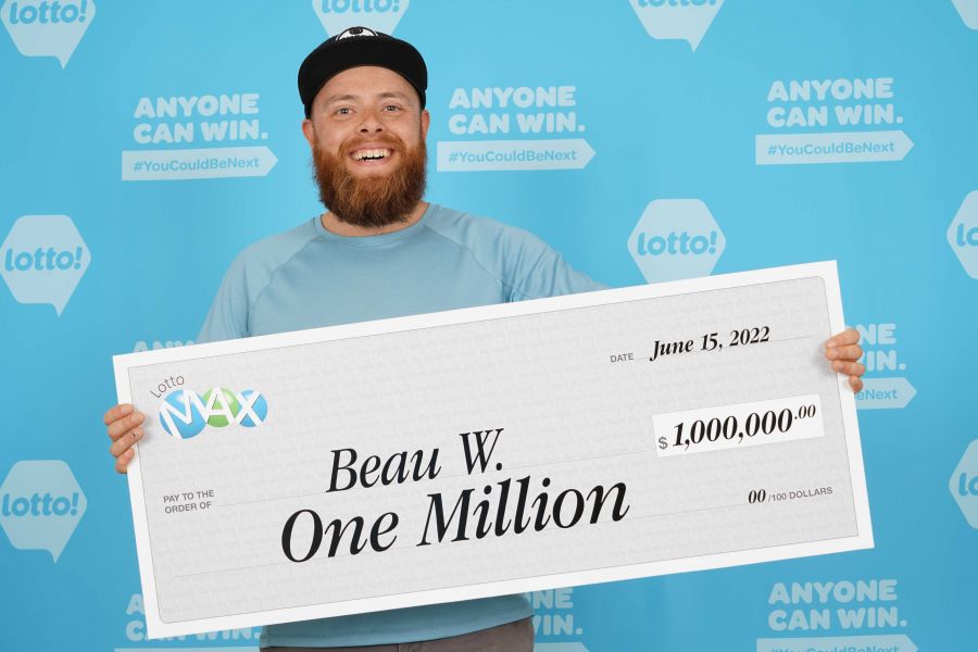 <who>Photo Credit: BCLC</who>Beau Williams was all smiles after his life-changing lottery win.