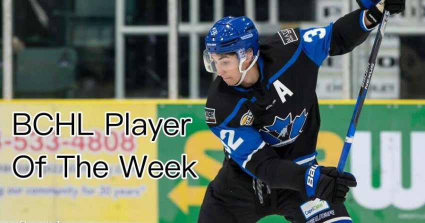 <who>Photo Credit: Facebook Penticton Vees </who>Penticton Vees' defenceman James Miller continued his outstanding play Wednesday night in Vernon as he helped the Vees defeat the hometown Vernon Vipers 3-2 in overtime.