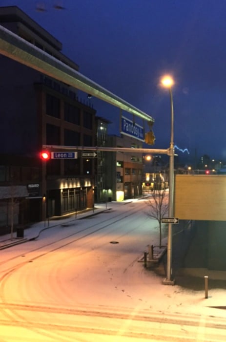 <who> Photo Credit: KelownaNow </who> Two snow systems are headed our way this weekend.