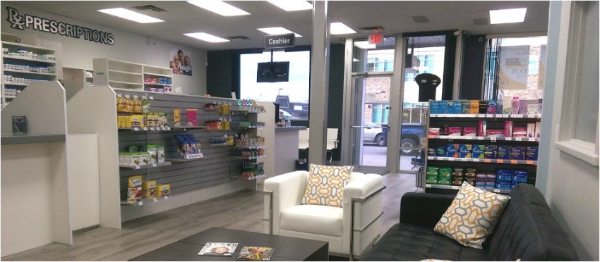 <who> Photo Credit: PharmaChoice. </who> Revolution Pharmacy in Kelowna. 