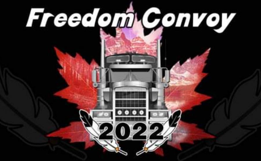 </who>The Freedom Convoy 2022 logo from its Facebook page.