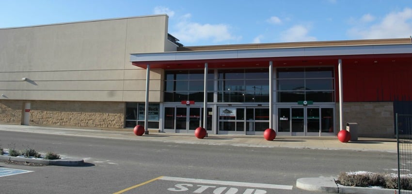 The former Target location in Orchard Plaza.
