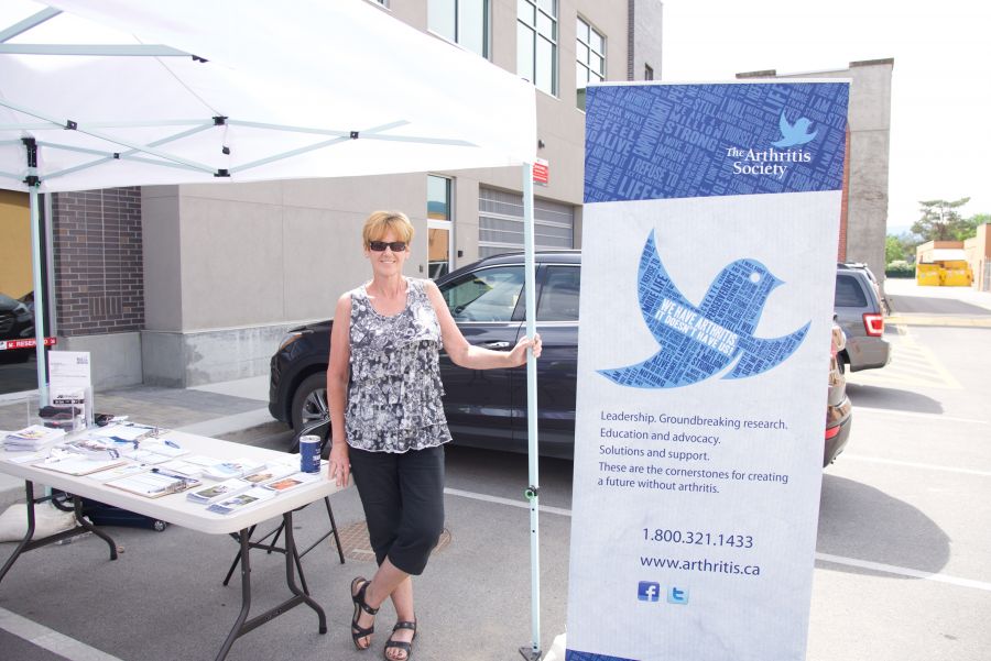 The Arthritis Society was onsite for the grand opening