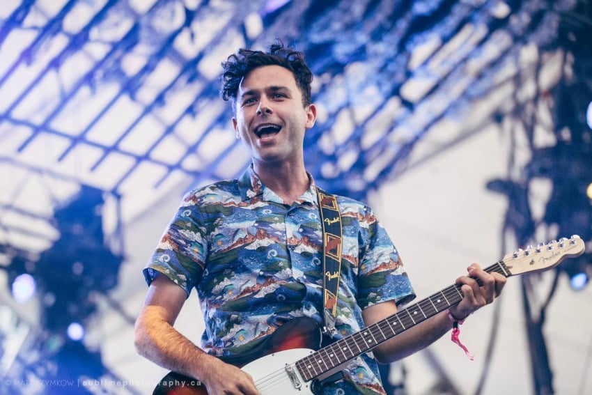 Arkells perform in Pemberton.