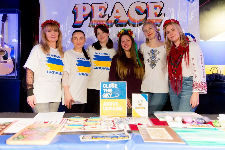 <who>Photo Credit: NowMedia</who> Members of the Ukrainian Canadian Volunteers Association