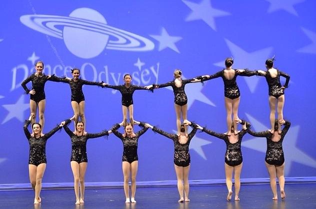 Koricina's students hit the stage at a competition in Ontario.