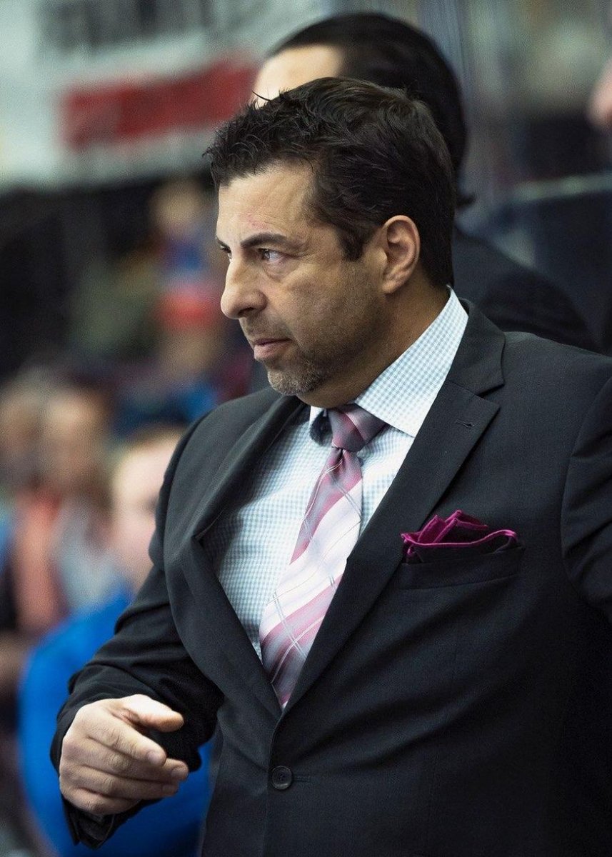 <who> Photo Credit: Penticton Vees. </who> Vees head coach Fred Harbinson.