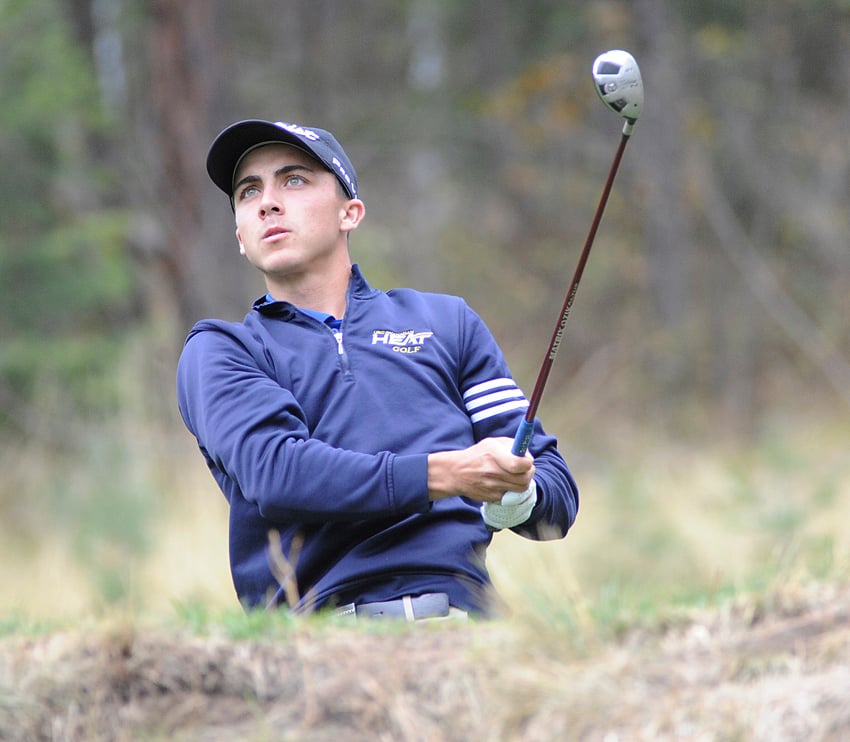 <who>Photo Credit: Lorne White/KelownaNow </who>James Casorso of the Heat fired rounds of 68 and 75 for a fourth-place finish at the OGC.