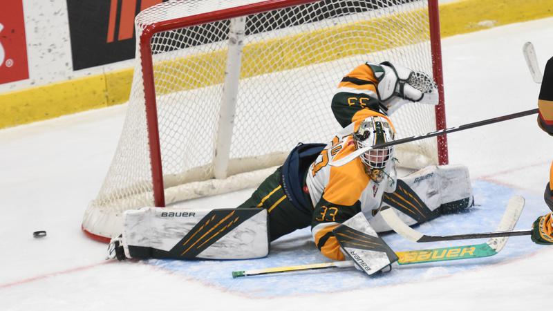 <who> Photo Credit: Jeff D'Andrea, paNOW <who> Royals add goaltending depth with signing of third round pick Jayden Kraus.