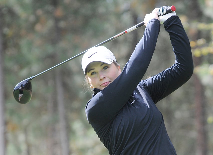 <who>Photo Credit: Lorne White/KelownaNow </who>In second-place overall, Lauren Siemers of West Kelowna led the UBCO women with rounds of 83 and 85.