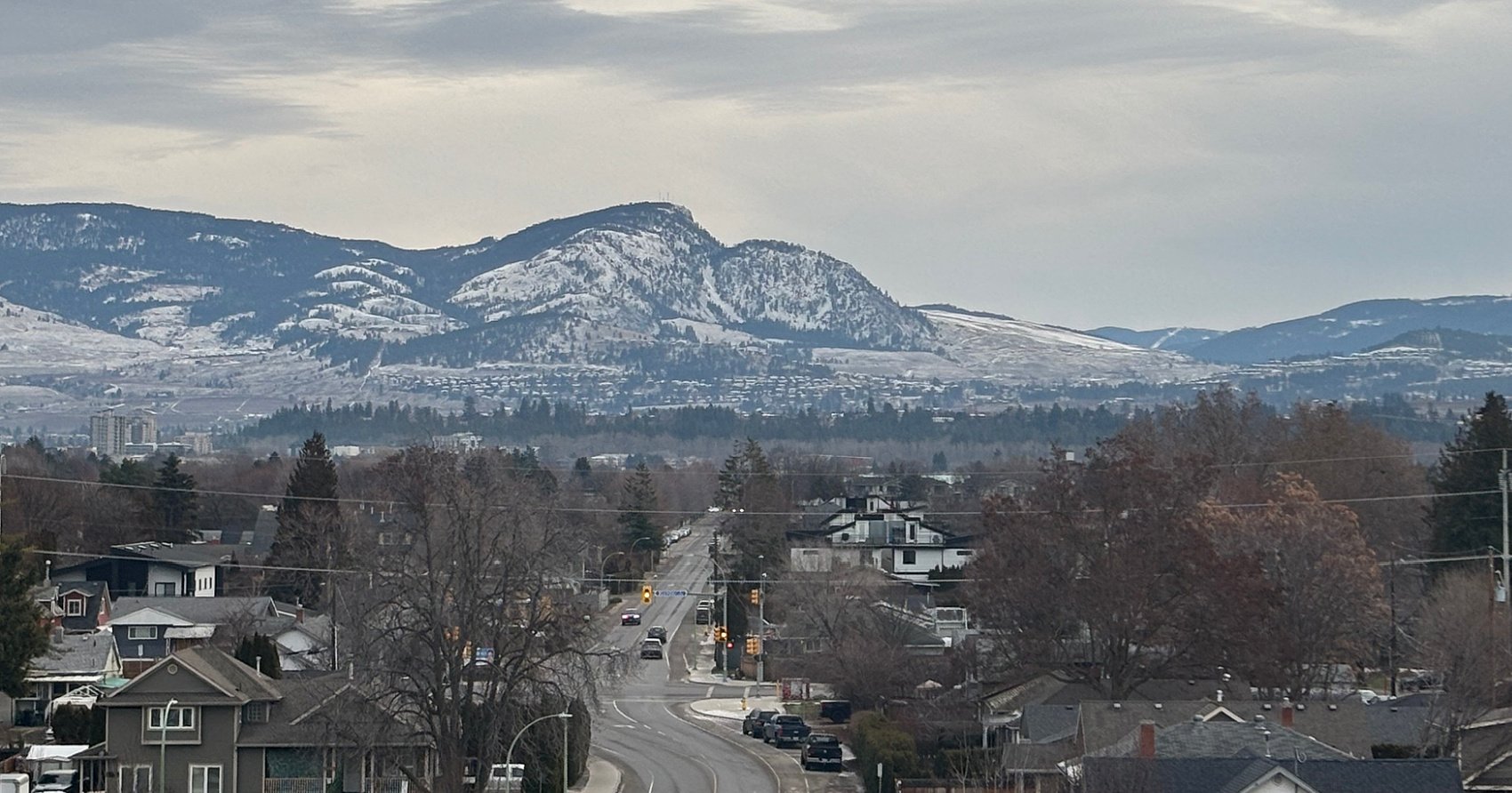Kelowna weather: Chance of wet flurries or rain showers all day