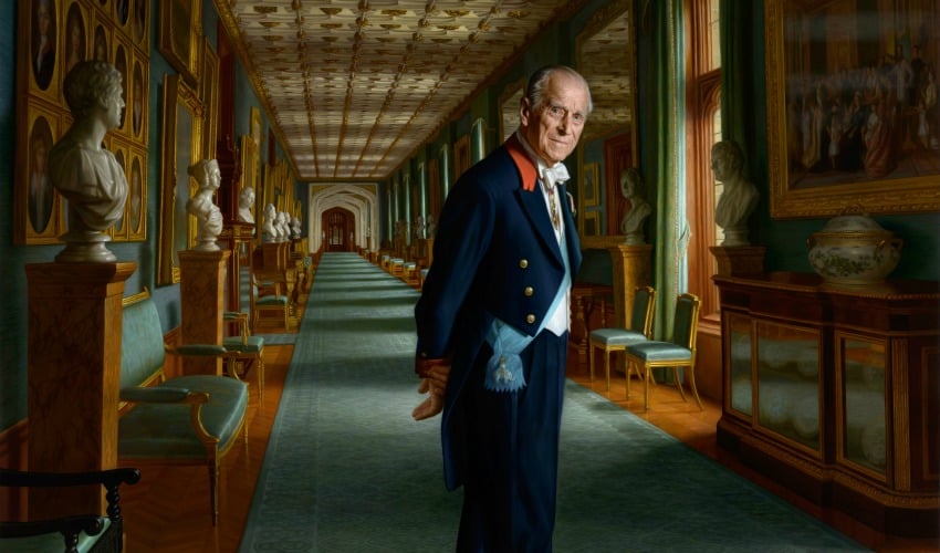 <who> Photo Credit: Getty Images </who> A painting of Prince Philip, Duke of Edinburgh, released as he retires from public engagements.