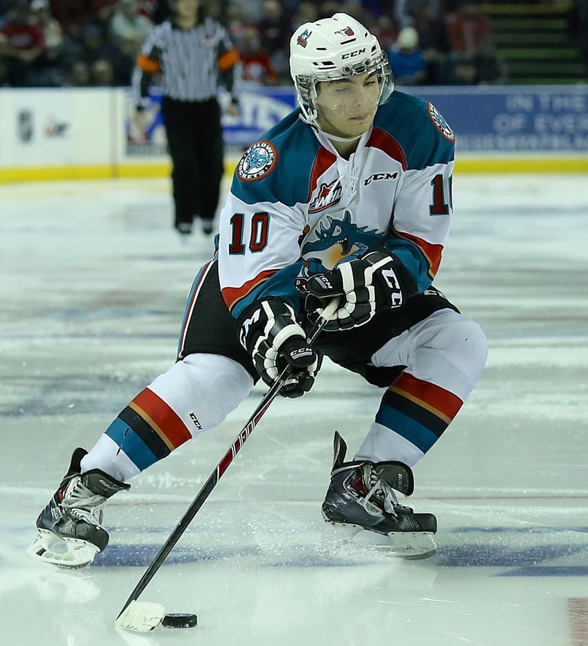 Both Nick Merkley and Arizona general-manager, Don Maloney, are "thrilled" about Thursday's signing. Photo: KelownaNow.com