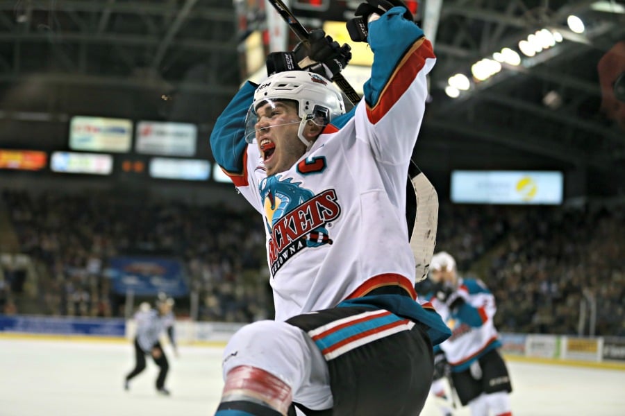 <who>Photo Credit: KelownaNow</who>Rodney Southam has nearly doubled his point total over last season, with three regular season games to play.
