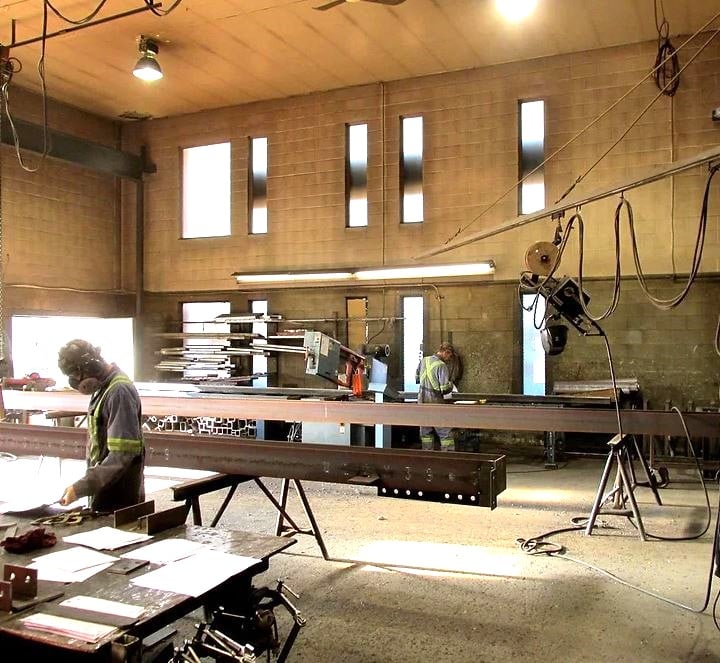 <who>Photo credit: Kelowna Steel Fabricators</who>Kelowna Steel Fabricators' 30,500-square-foot building houses six working bays.