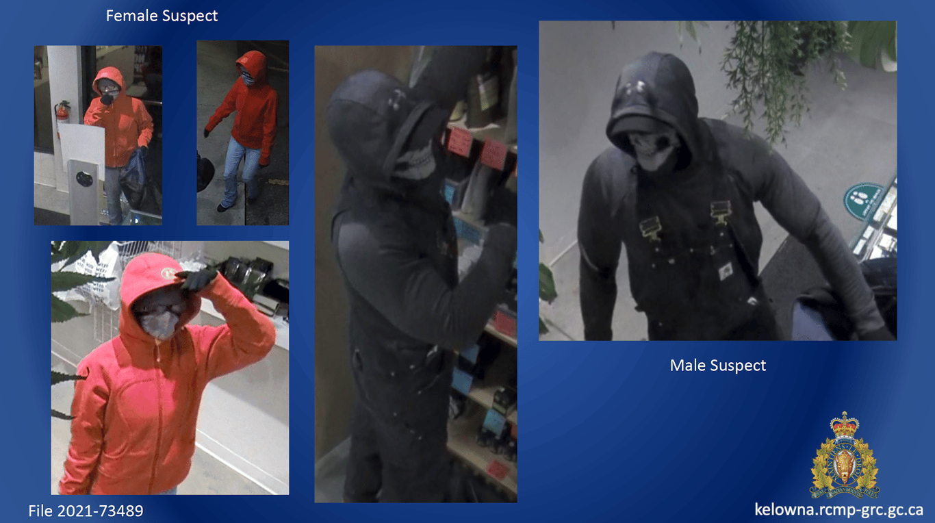 RCMP investigating armed robbery at cannabis store in Kelowna