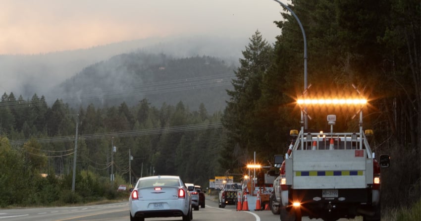 Smoke from Wesley Ridge fire on Vancouver Island could last for months