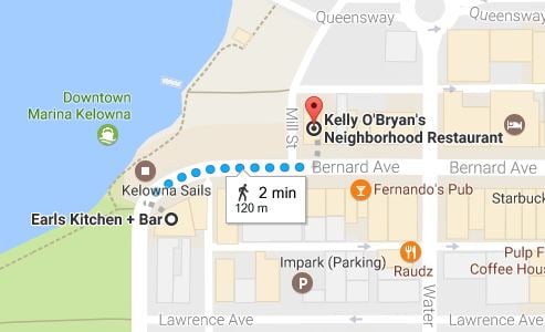 <who>Photo Credit: Google Maps</who>It's another quick walk to get to your last stop on the pub crawl.