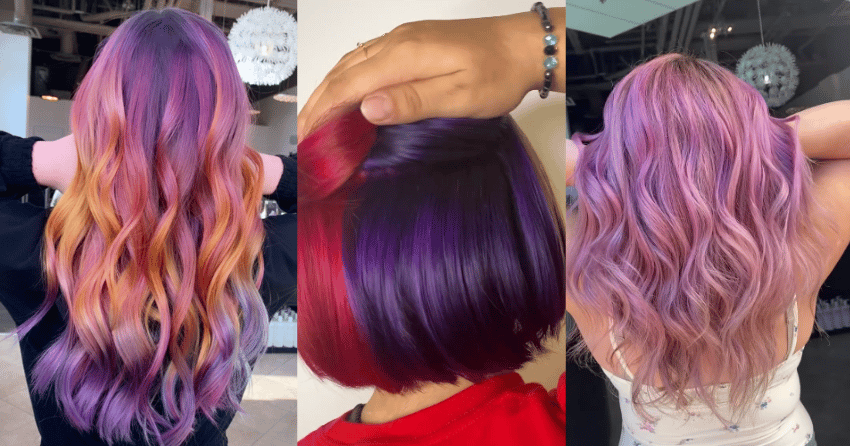 Vivid colours: transforming hair into a colourful work of art