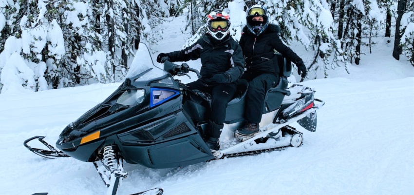Snowmobile tour is exhilarating