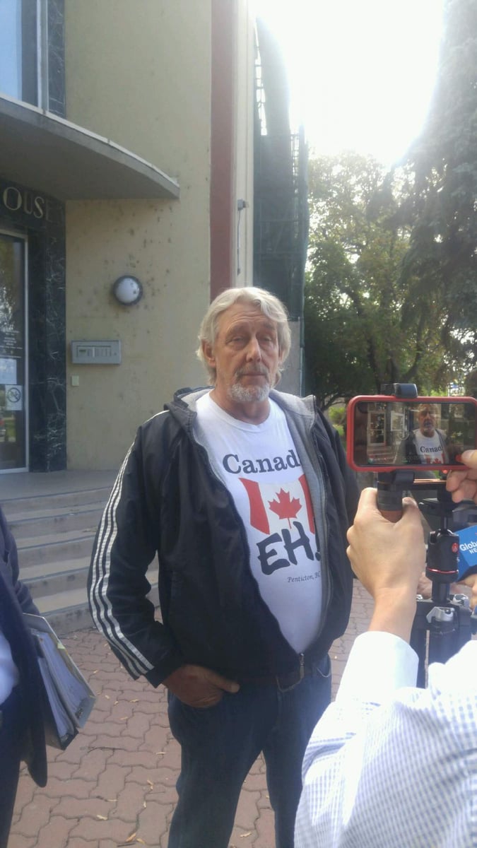 <who>Photo Credit: NowMedia </who>Paul Braun pleaded guilty to eight bylaw charges he was facing at the Penticton Courthouse Wednesday morning. Braun said he was unwilling to risk a jail sentence as the main reason he agreed to the plea agreement.