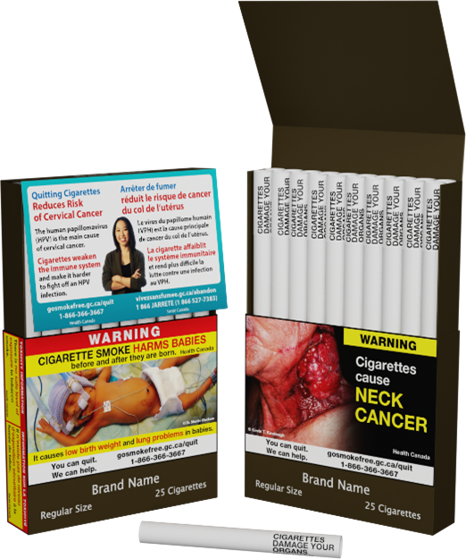 how much tobacco can i take into canada Canada to become first country in the world to require health warnings  directly on cigarettes